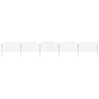 Juego de Cercas para Estanque 5 pcs Verde 100 x 50 cm Acero