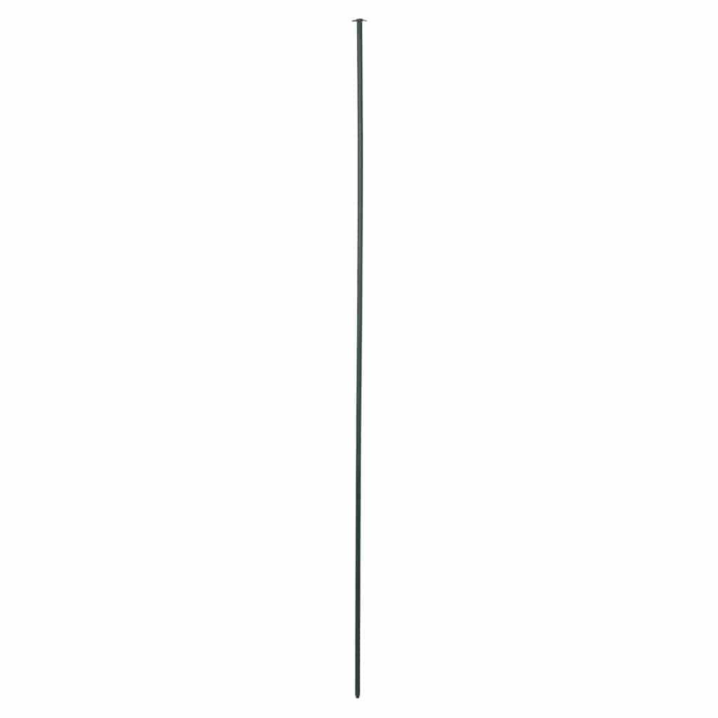 Juego de Cercas para Estanque 5 pcs Verde 100 x 50 cm Acero