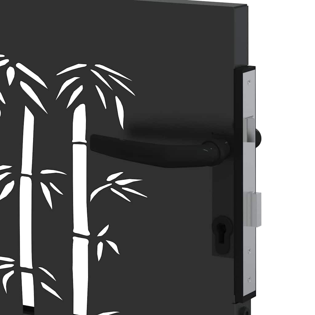 Puerta de jardín 85 x 100 cm Acero con recubrimiento en polvo
