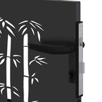 Puerta de jardín 85 x 100 cm Acero con recubrimiento en polvo