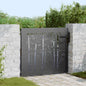 Puerta de jardín 85 x 100 cm Acero con recubrimiento en polvo