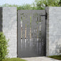 Puerta de jardín 85 x 100 cm Acero con recubrimiento en polvo