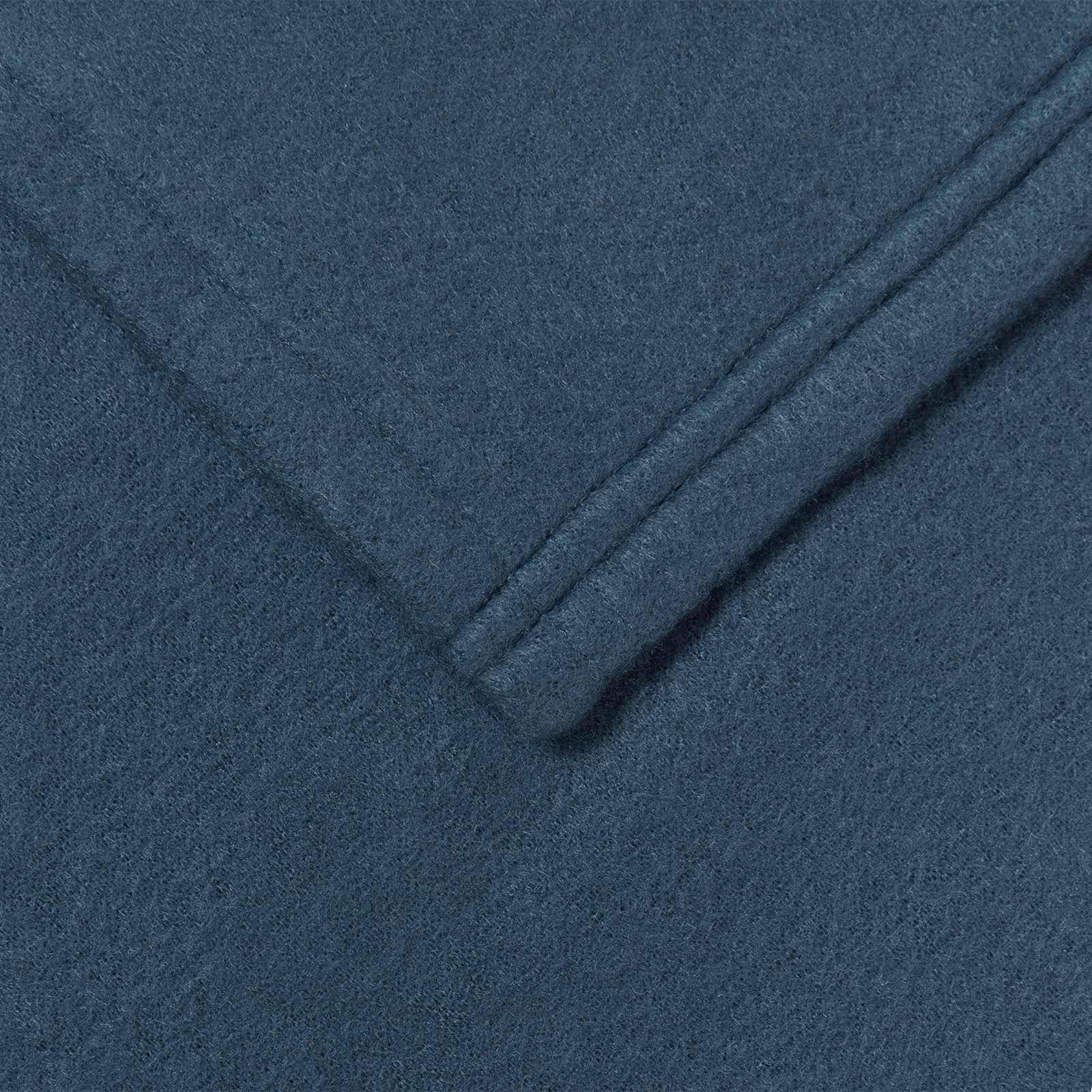 Manta Azul marino 170 x 130 cm Lana