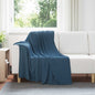 Manta Azul marino 170 x 130 cm Lana
