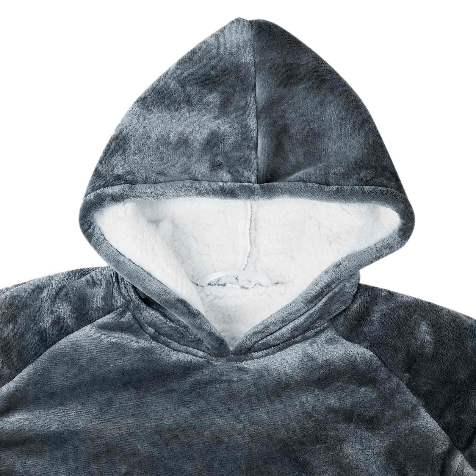 Sudadera manta Azul marino L Forro Polar y Franela