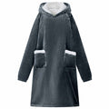 Sudadera manta Azul marino L Forro Polar y Franela