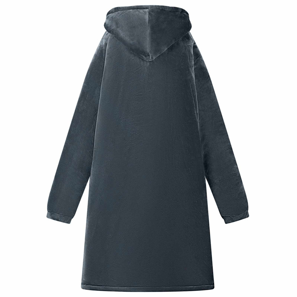 Sudadera manta Azul marino L Forro Polar y Franela