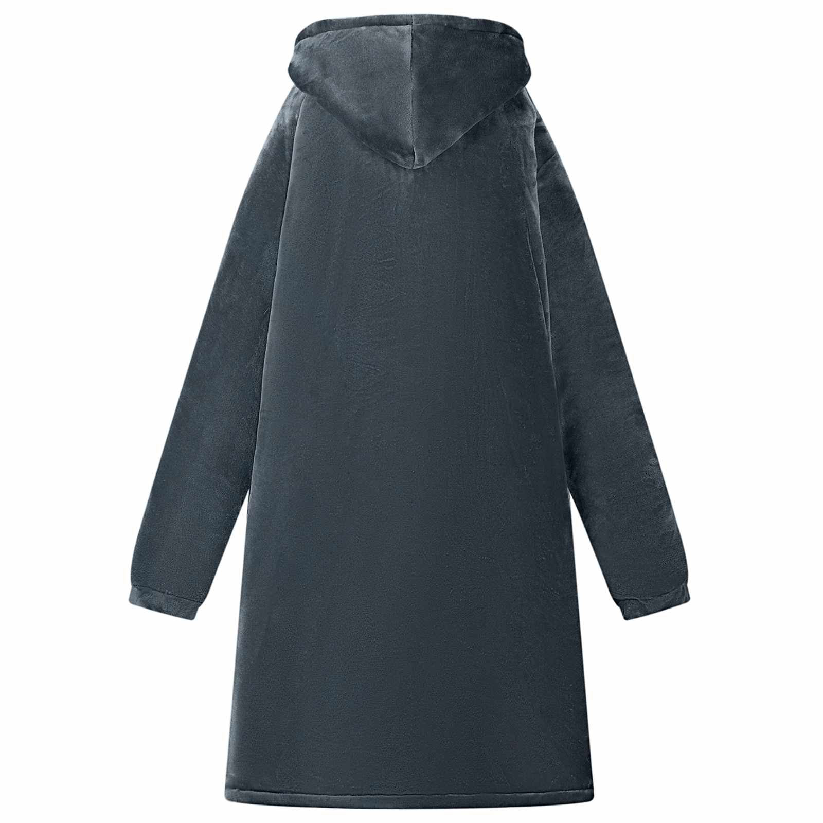 Sudadera manta Azul marino L Forro Polar y Franela