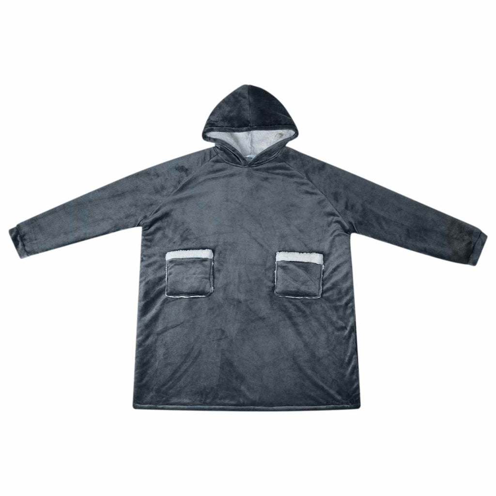 Sudadera manta Azul marino L Forro Polar y Franela