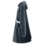 Sudadera manta Azul marino L Forro Polar y Franela