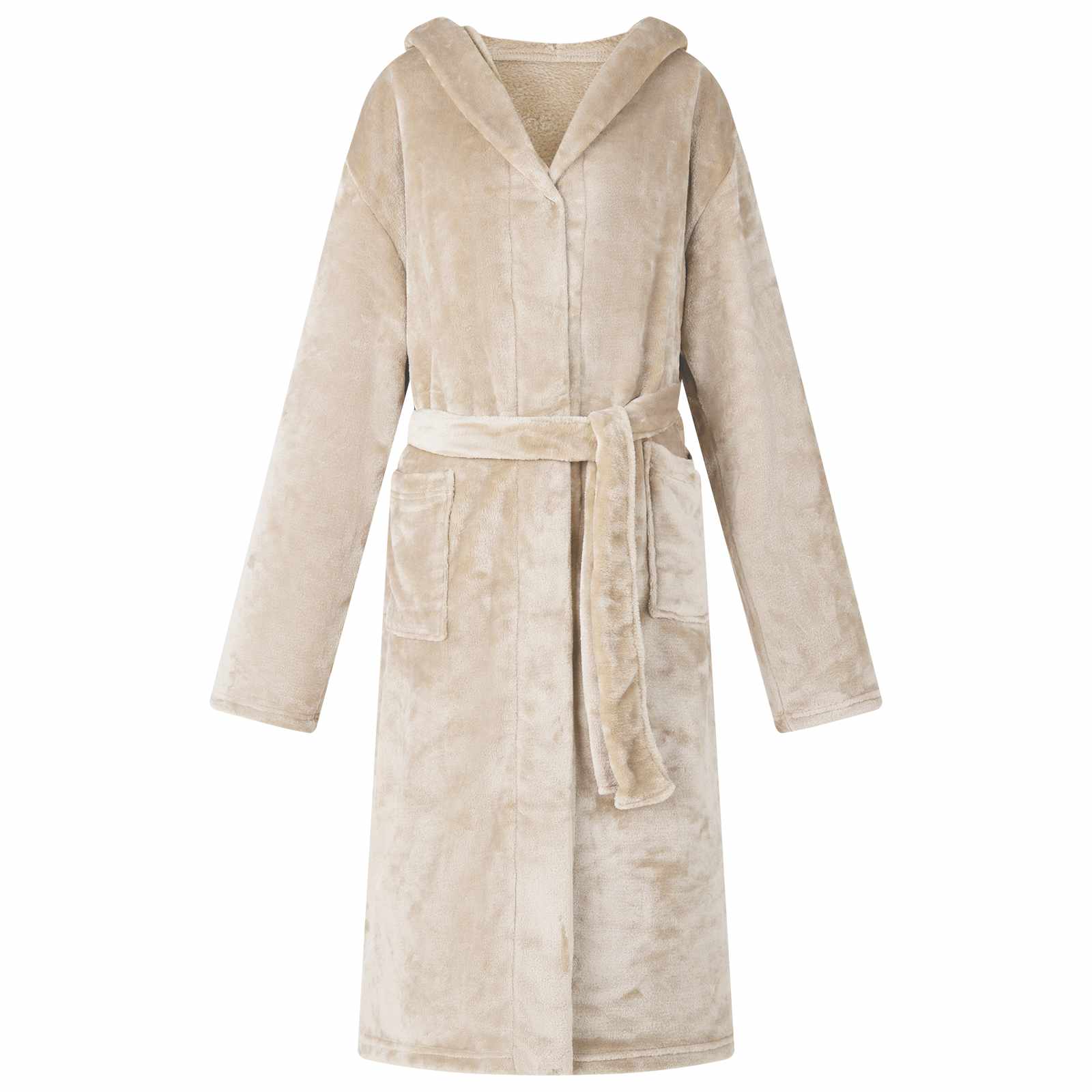 Navy Hooded Bathrobe l Flannel