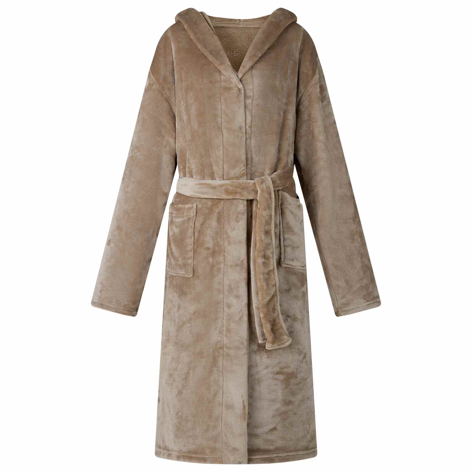 Navy Hooded Bathrobe l Flannel