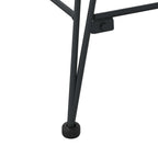 Silla de comedor 2 pcs Ratan e Hierro Natural