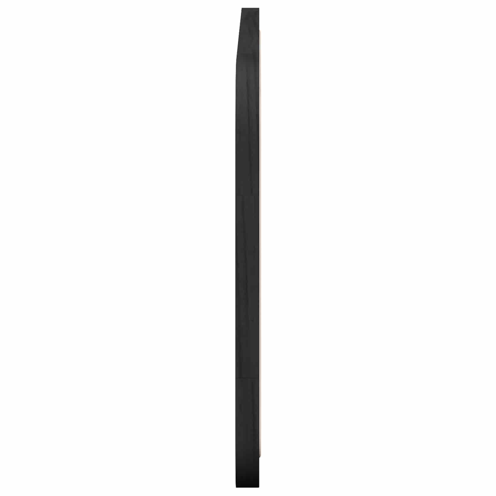 Cabecero con cabecera Negro 100 x 55 x 3 cm Ratán