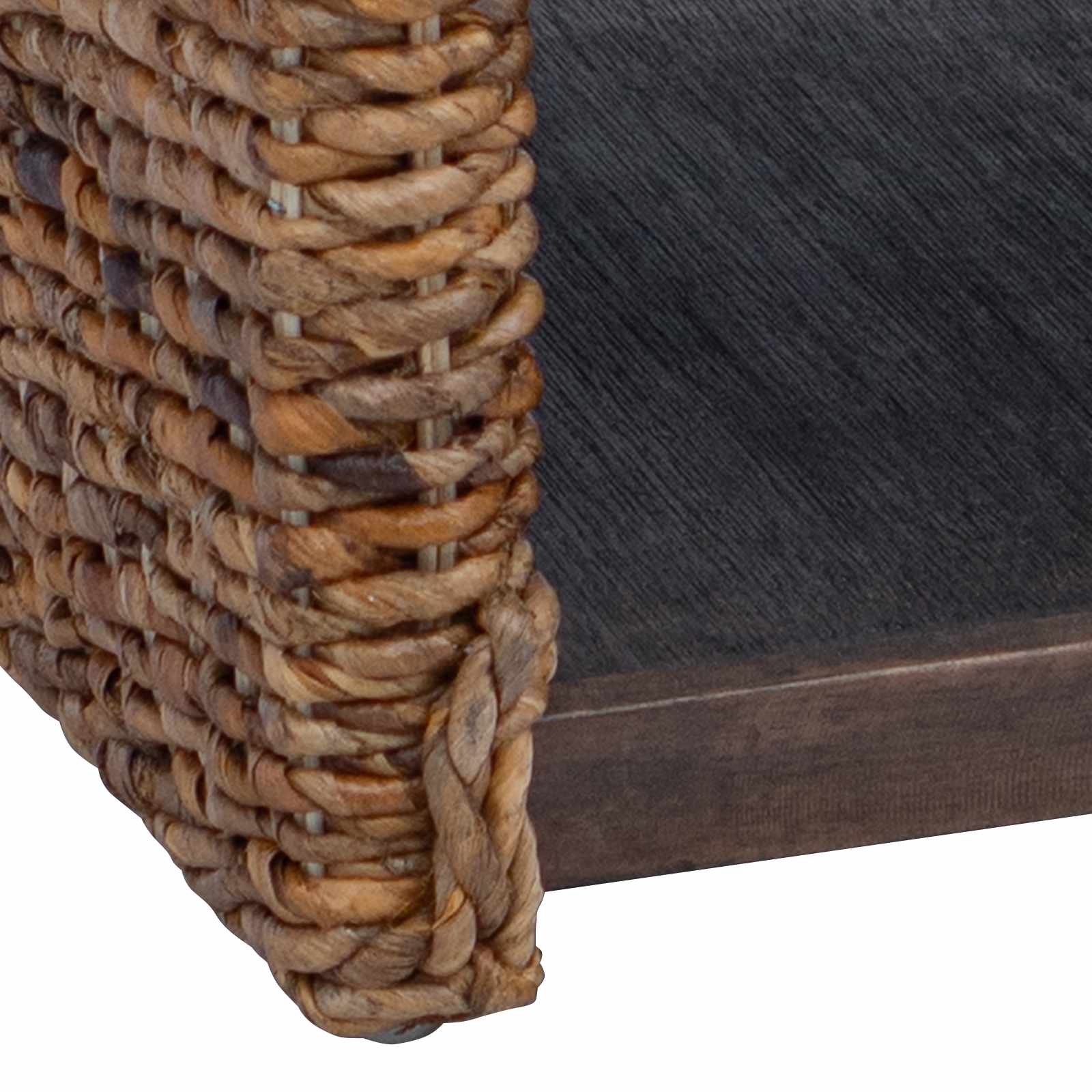 Mesa de Café Natural 110 x 55 x 35 cm Madera de Caoba Sólida