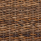 Mesa de Café Natural 110 x 55 x 35 cm Madera de Caoba Sólida