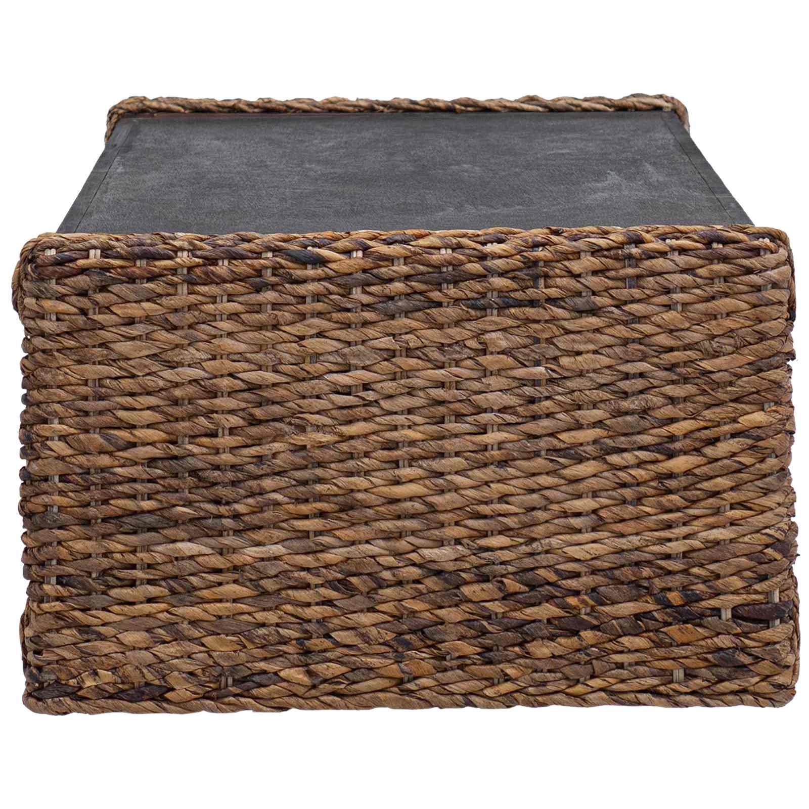 Mesa de Café Natural 110 x 55 x 35 cm Madera de Caoba Sólida