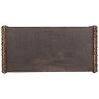 Mesa de Café Natural 110 x 55 x 35 cm Madera de Caoba Sólida