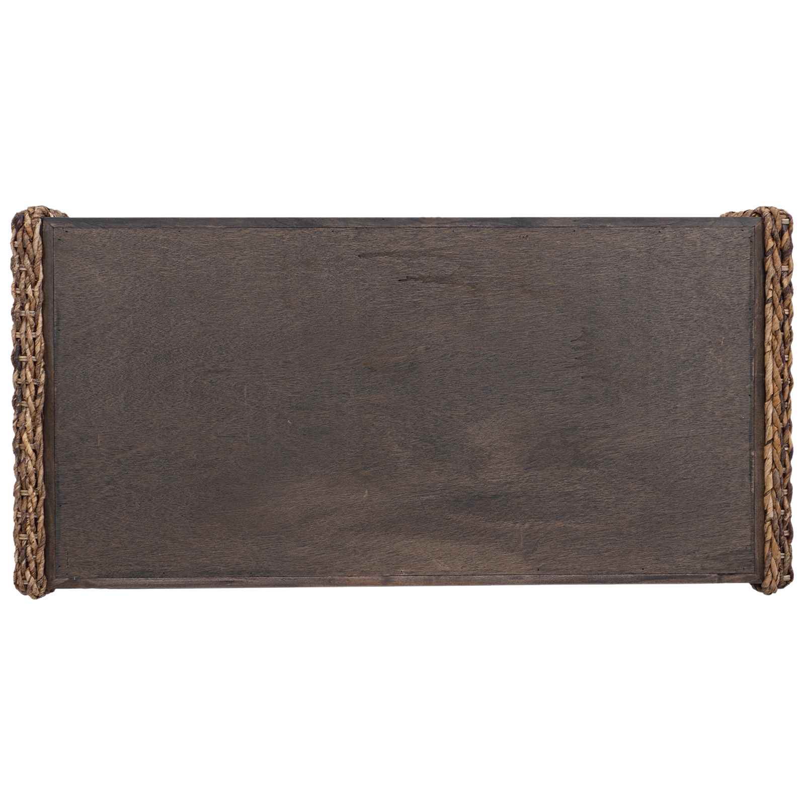 Mesa de Café Natural 110 x 55 x 35 cm Madera de Caoba Sólida