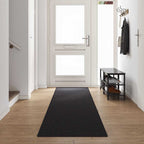 Runner de Alfombra Antracita 80 x 500 cm 100% Polipropileno