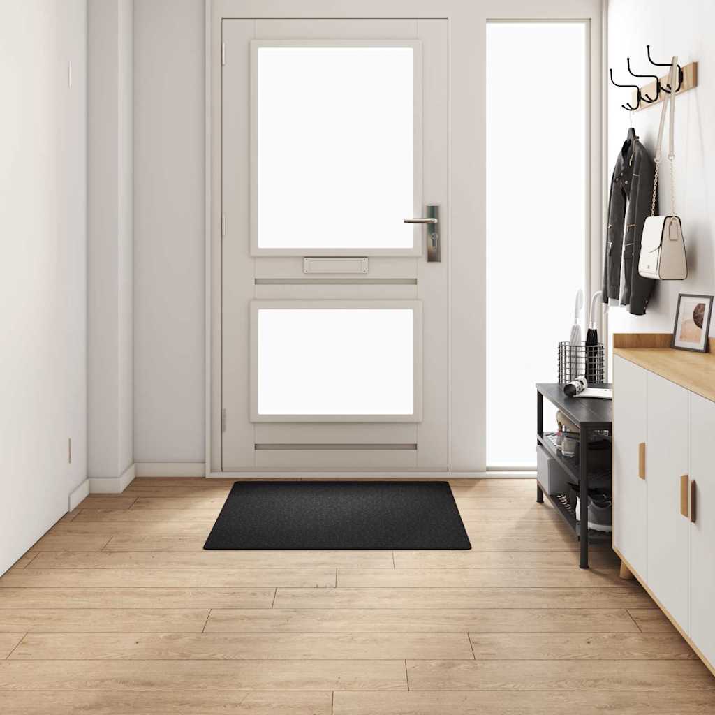 Runner de Alfombra Antracita 80 x 500 cm 100% Polipropileno