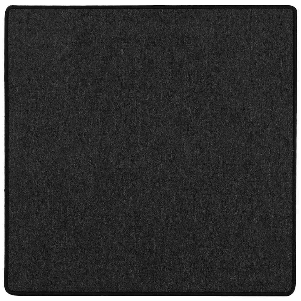 Runner de Alfombra Antracita 80 x 500 cm 100% Polipropileno