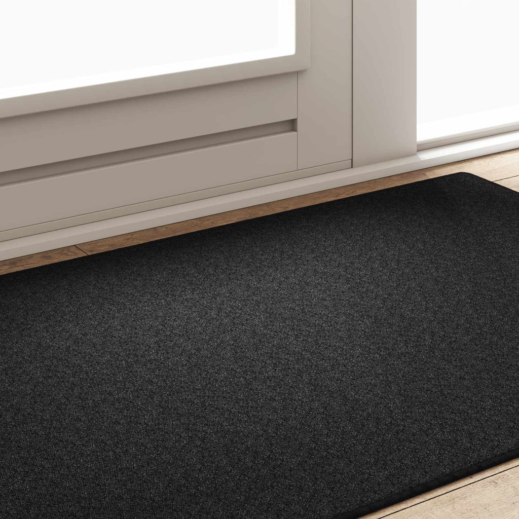 Runner de Alfombra Antracita 80 x 500 cm 100% Polipropileno