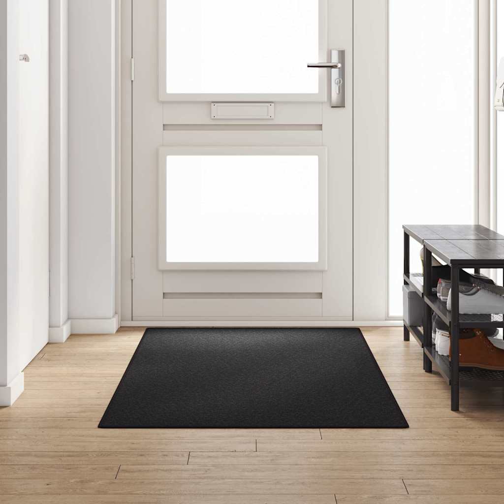 Runner de Alfombra Antracita 80 x 500 cm 100% Polipropileno