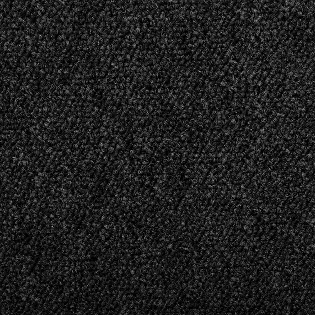 Runner de Alfombra Antracita 80 x 500 cm 100% Polipropileno