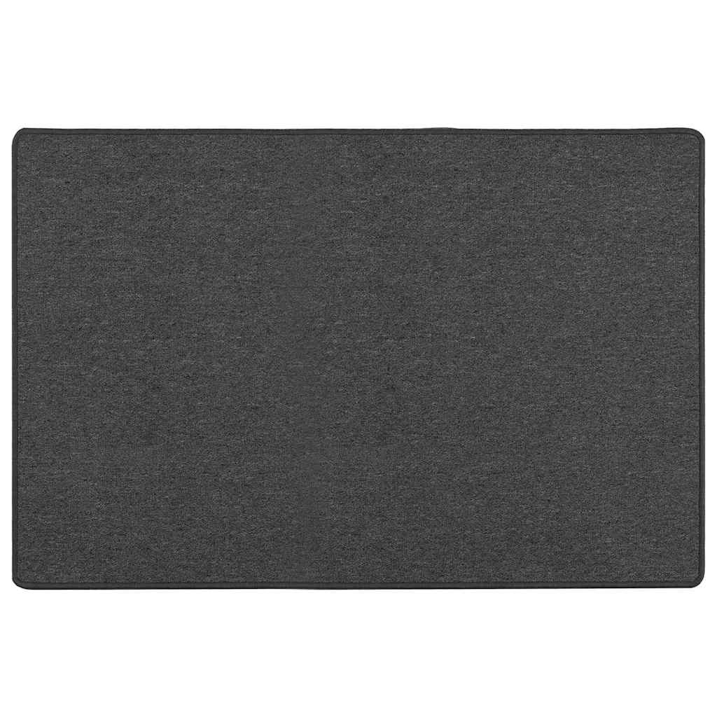 Runner de Alfombra Antracita 80 x 500 cm 100% Polipropileno