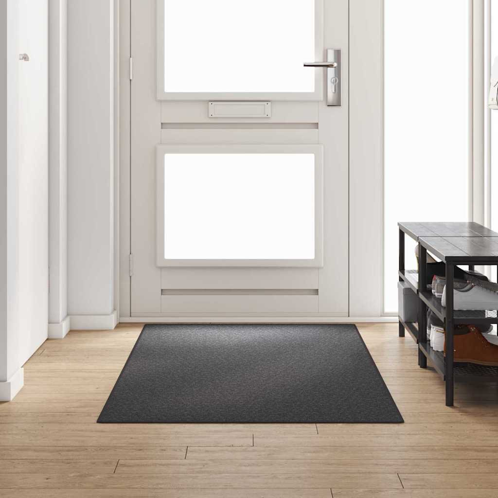 Runner de Alfombra Antracita 80 x 500 cm 100% Polipropileno