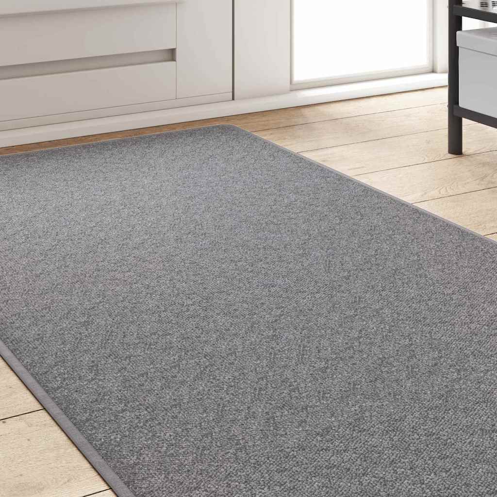 Runner de Alfombra Antracita 80 x 500 cm 100% Polipropileno