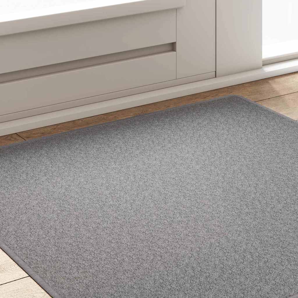 Runner de Alfombra Antracita 80 x 500 cm 100% Polipropileno