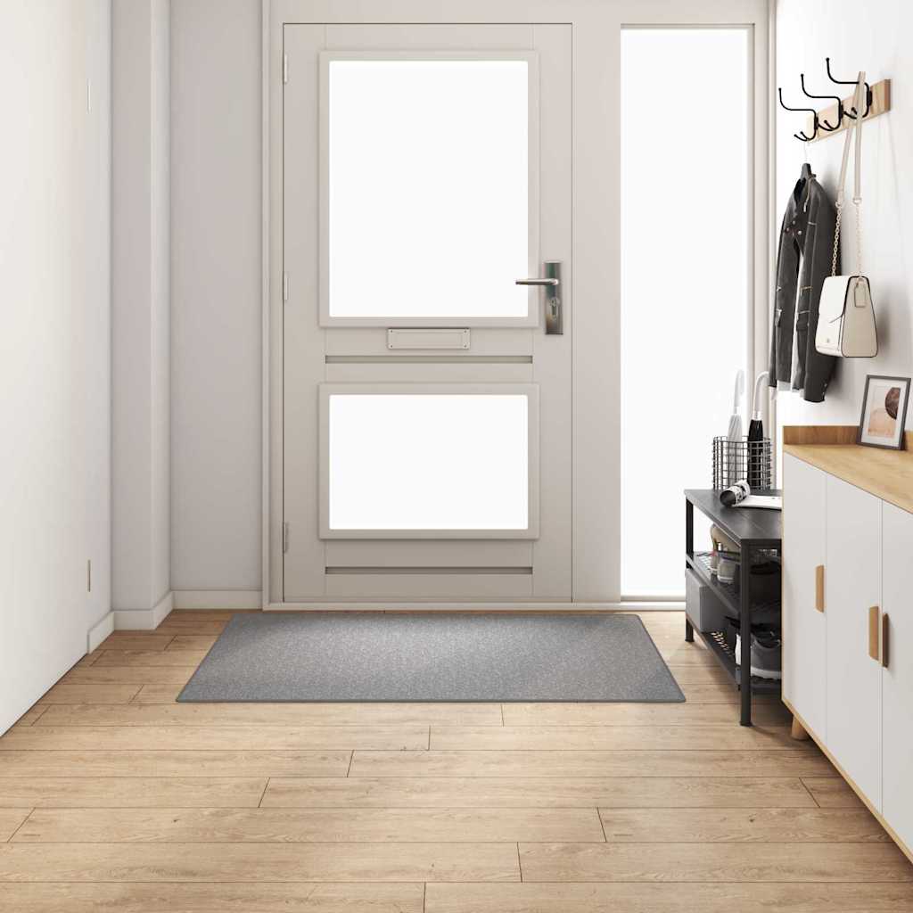 Runner de Alfombra Antracita 80 x 500 cm 100% Polipropileno