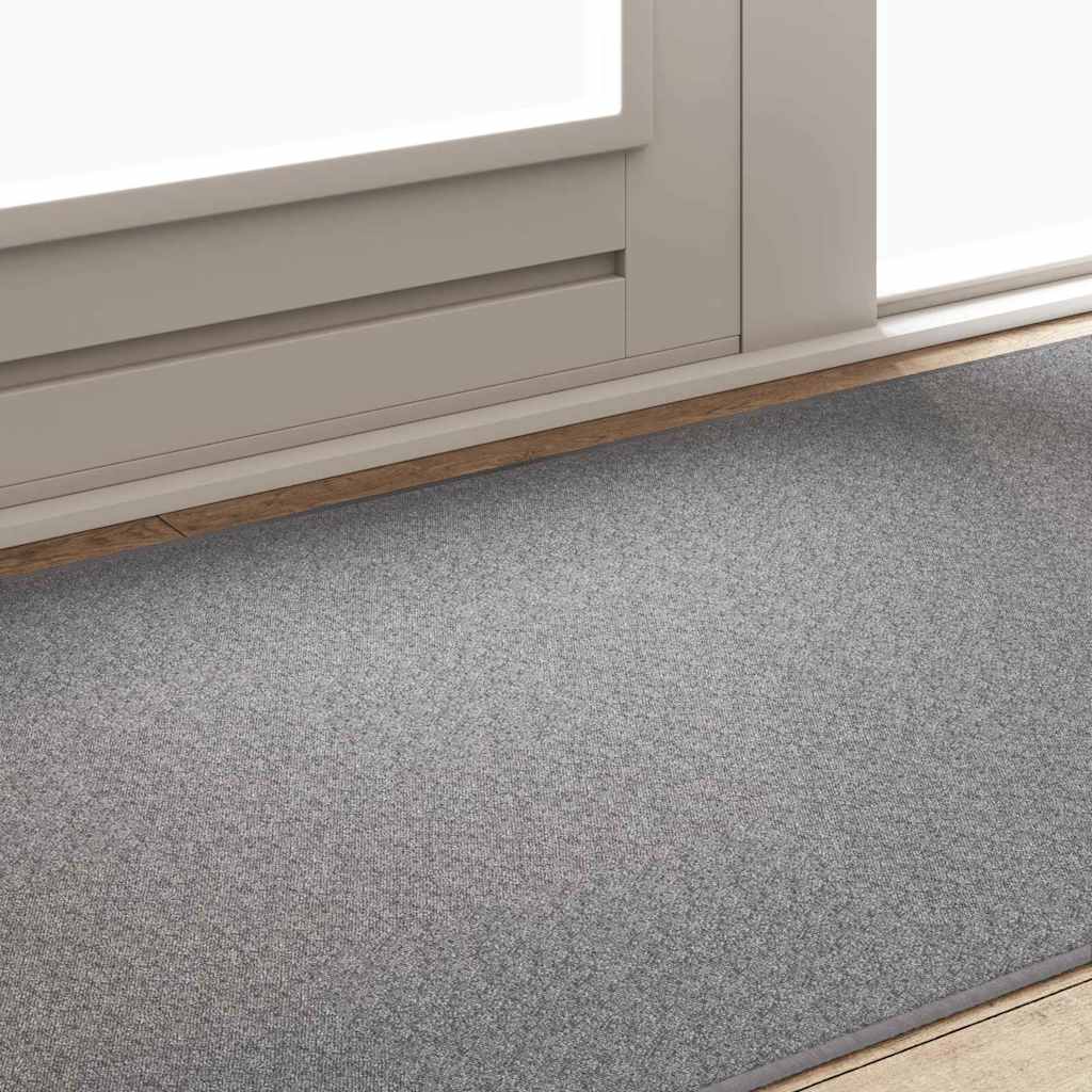 Runner de Alfombra Antracita 80 x 500 cm 100% Polipropileno