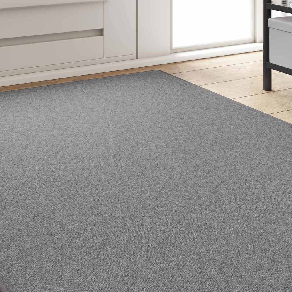Runner de Alfombra Antracita 80 x 500 cm 100% Polipropileno