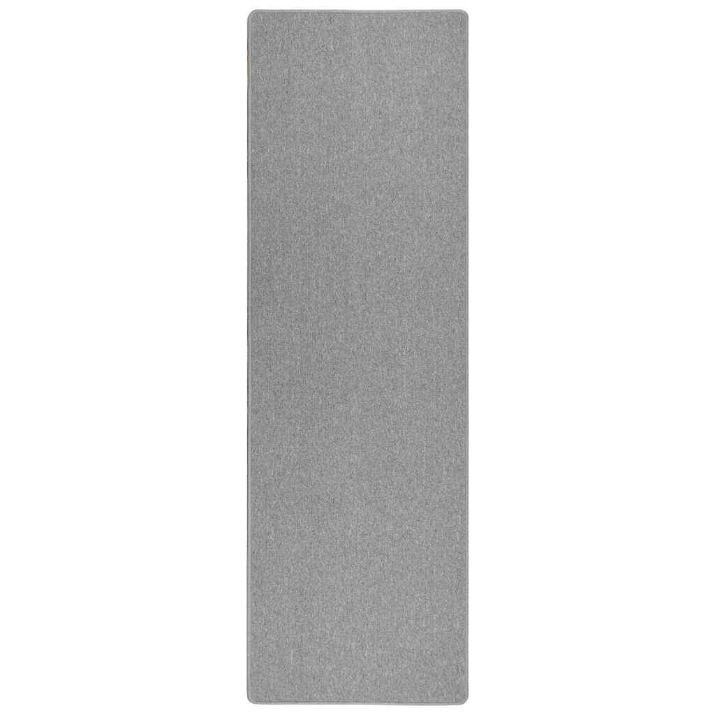 Runner de Alfombra Antracita 80 x 500 cm 100% Polipropileno