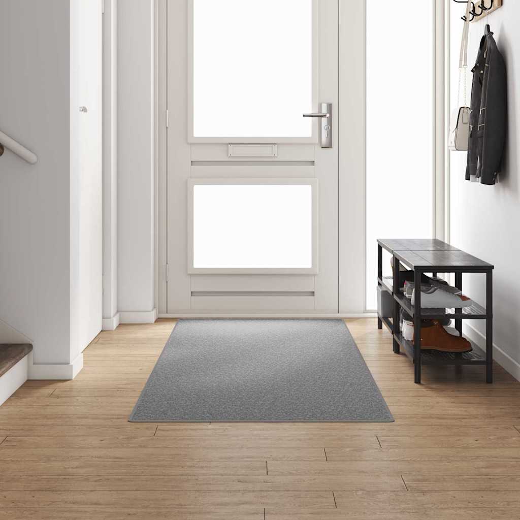 Runner de Alfombra Antracita 80 x 500 cm 100% Polipropileno