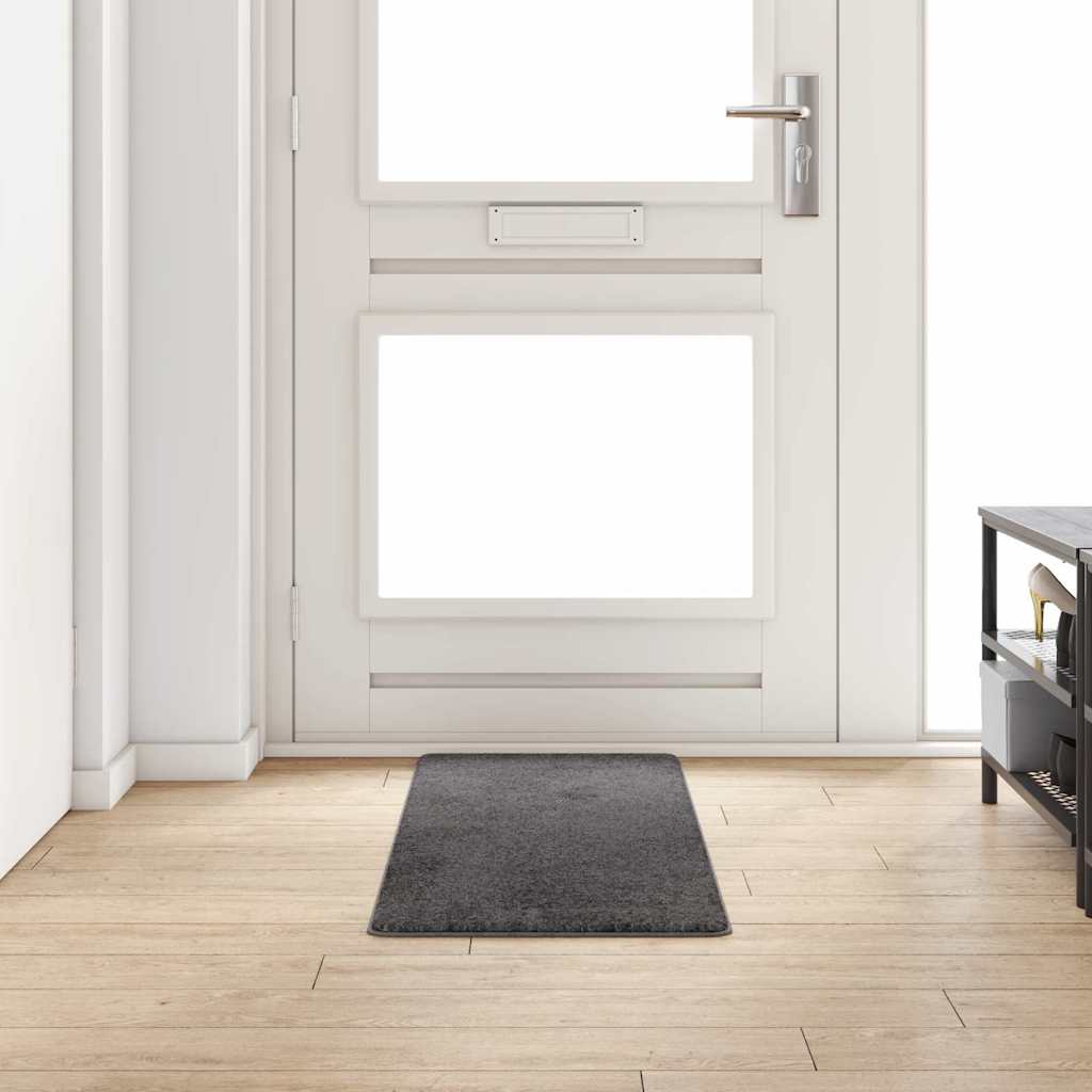 Runner de Alfombra Gris 50 x 100 cm