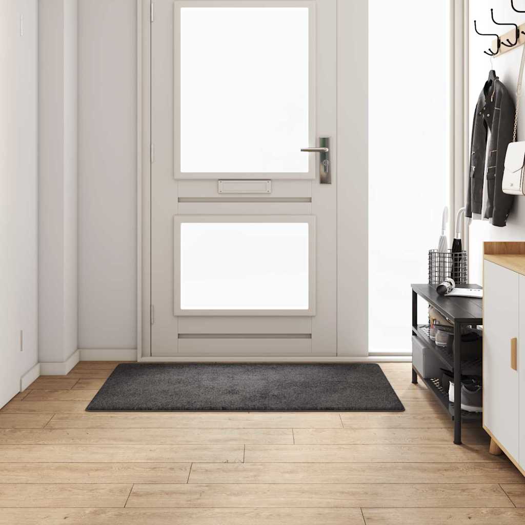Runner de Alfombra Gris 50 x 100 cm