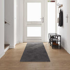 Runner de Alfombra Gris 50 x 100 cm
