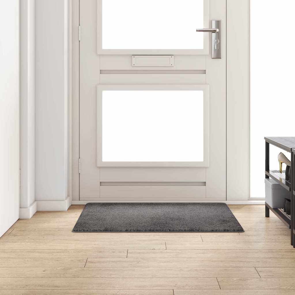 Runner de Alfombra Gris 50 x 100 cm