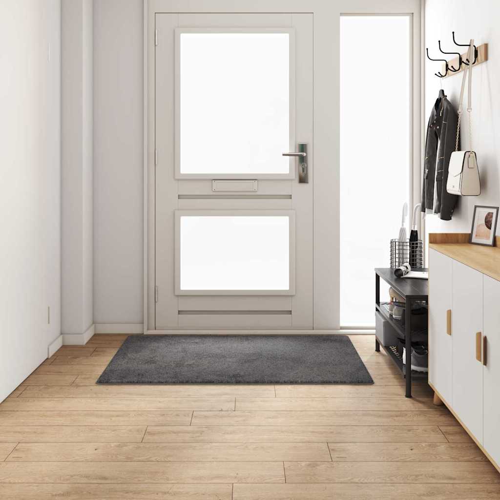 Runner de Alfombra Gris 50 x 100 cm