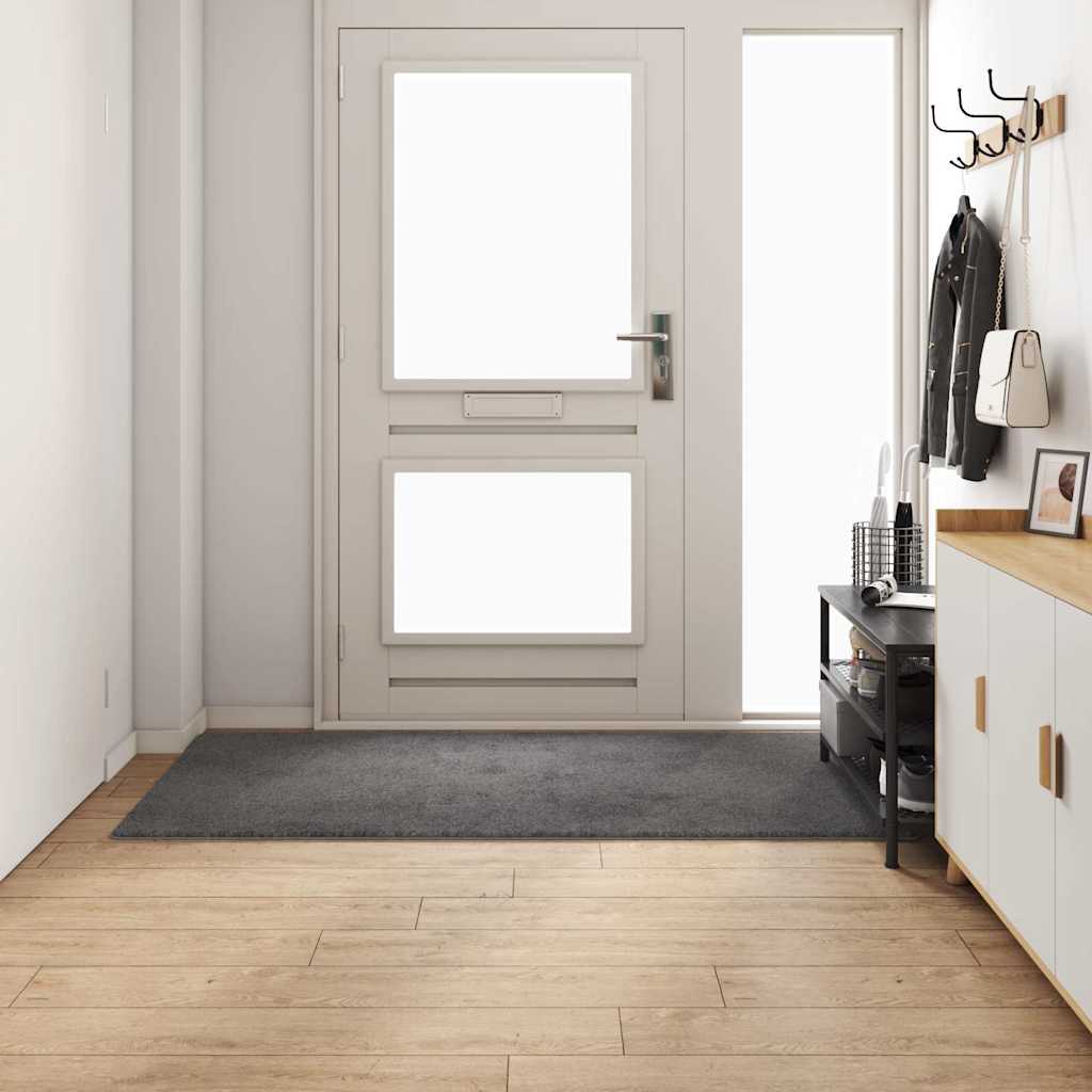 Runner de Alfombra Gris 50 x 100 cm
