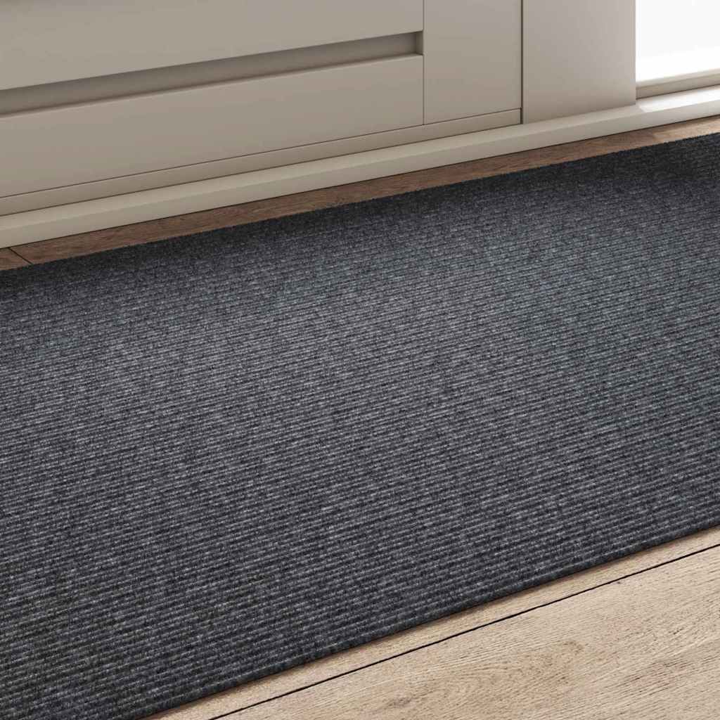 Runner de Alfombra Gris 80 x 150 cm tela