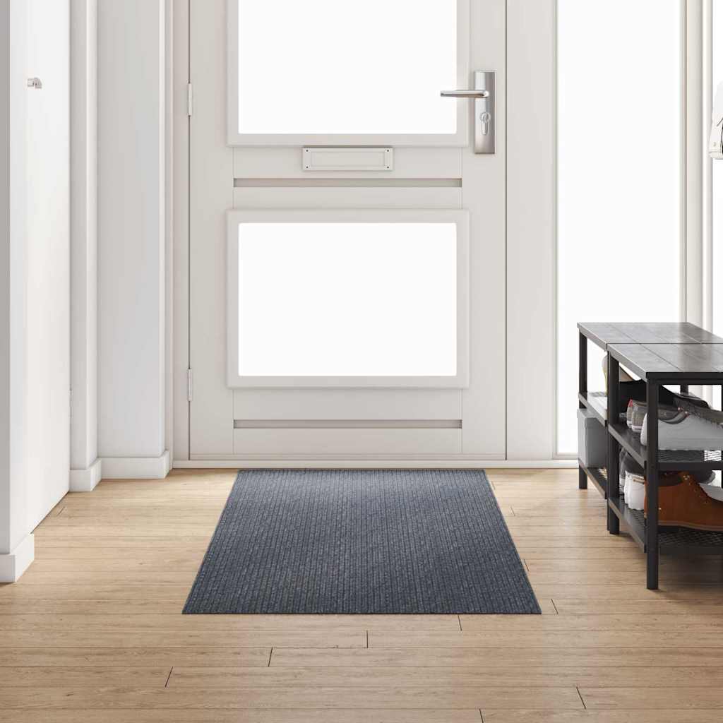 Runner de Alfombra Gris 80 x 150 cm tela