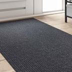 Runner de Alfombra Gris 80 x 150 cm tela