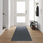 Runner de Alfombra Antracita 80 x 200 cm tela
