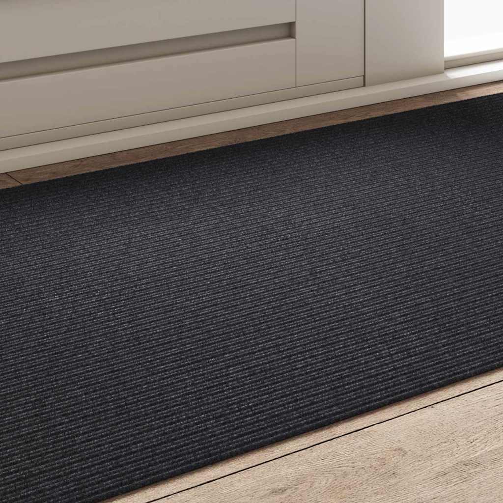 Runner de Alfombra Gris 80 x 150 cm tela
