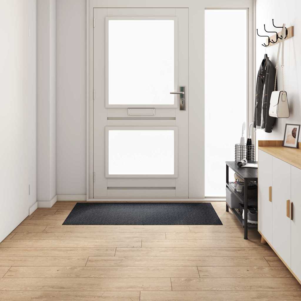 Runner de Alfombra Gris 80 x 150 cm tela
